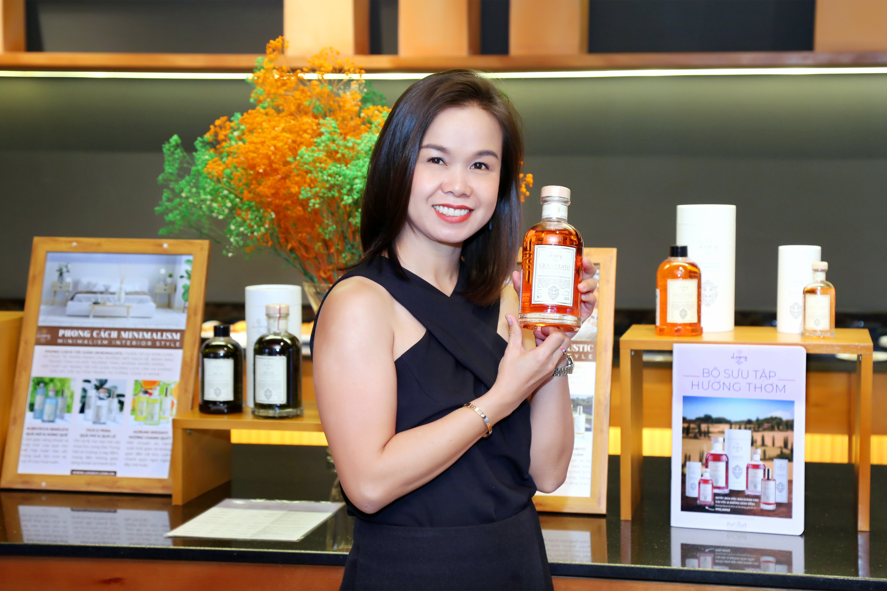 Chị Vân Phạm – Giám đốc của Evolve Wellness Center, đơn vị phân phối độc quyền sản phẩm Logevy tại Việt Nam